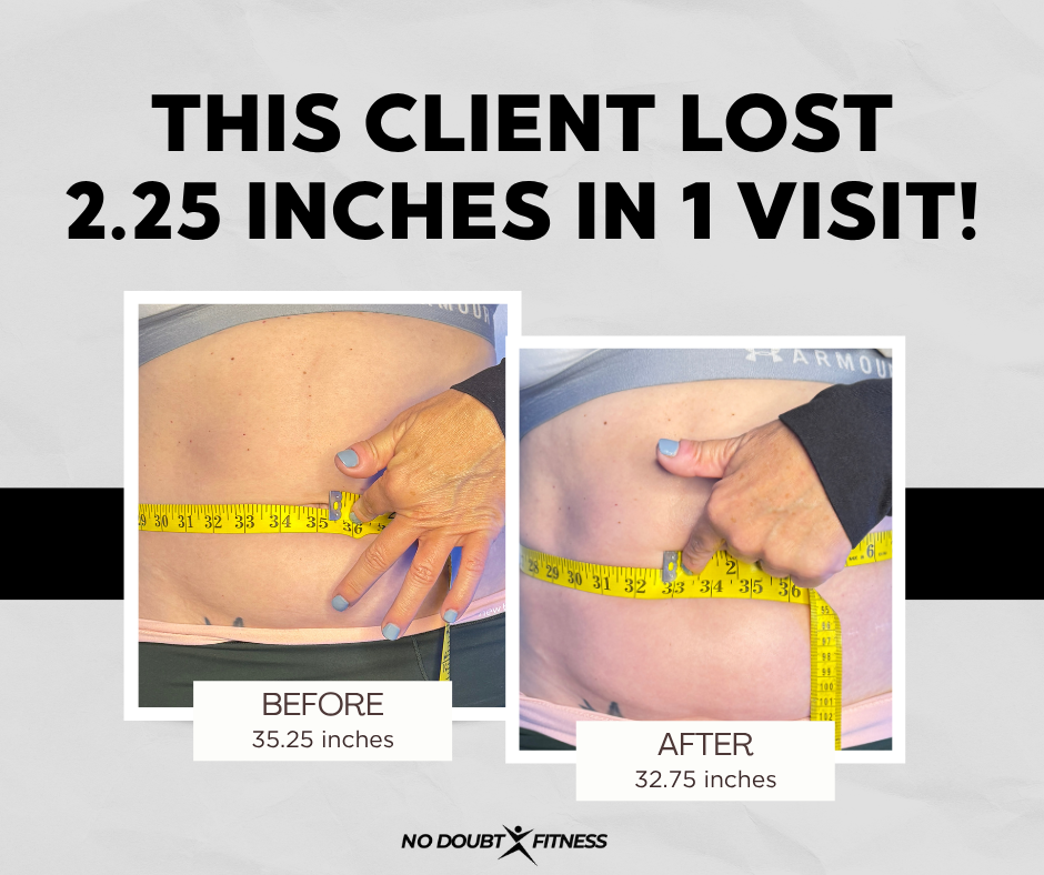 Before and after body sculpting in Muscle Shoals